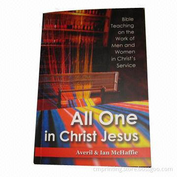 Softcover book printing, 350gsm glossy art paper for cover, 80gsm offset paper for inside